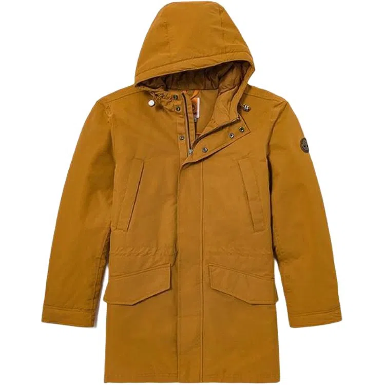 Timberland Hooded Puffer Jacket Wheat