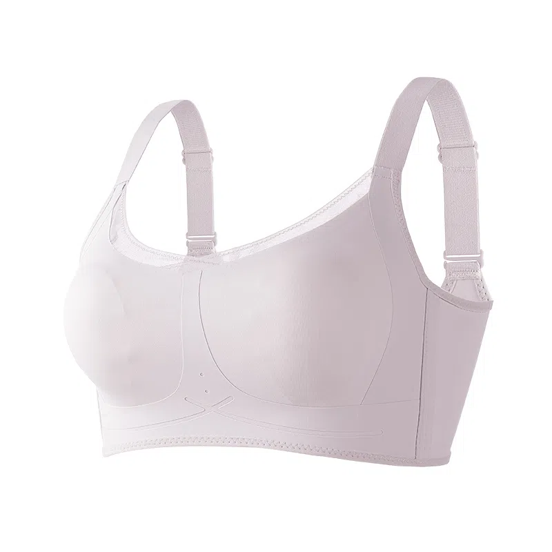 欧迪芬 裸感无痕冰丝轻薄透气亲肤柔软软支撑大胸显小上托聚拢防下垂收副乳夏季冰凉感文胸 女款