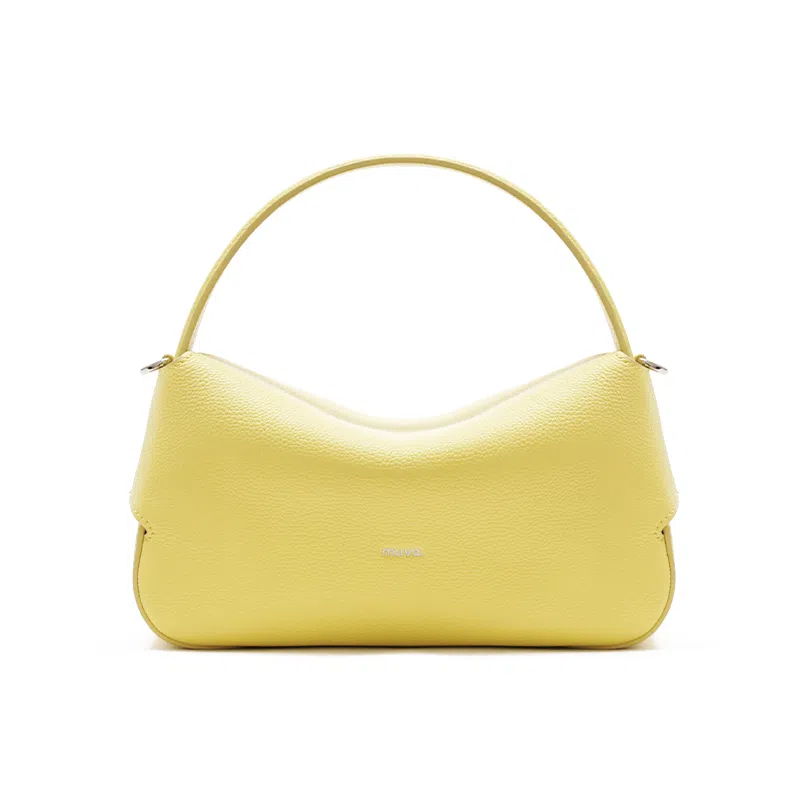 MUVA Cream Brown Handbag