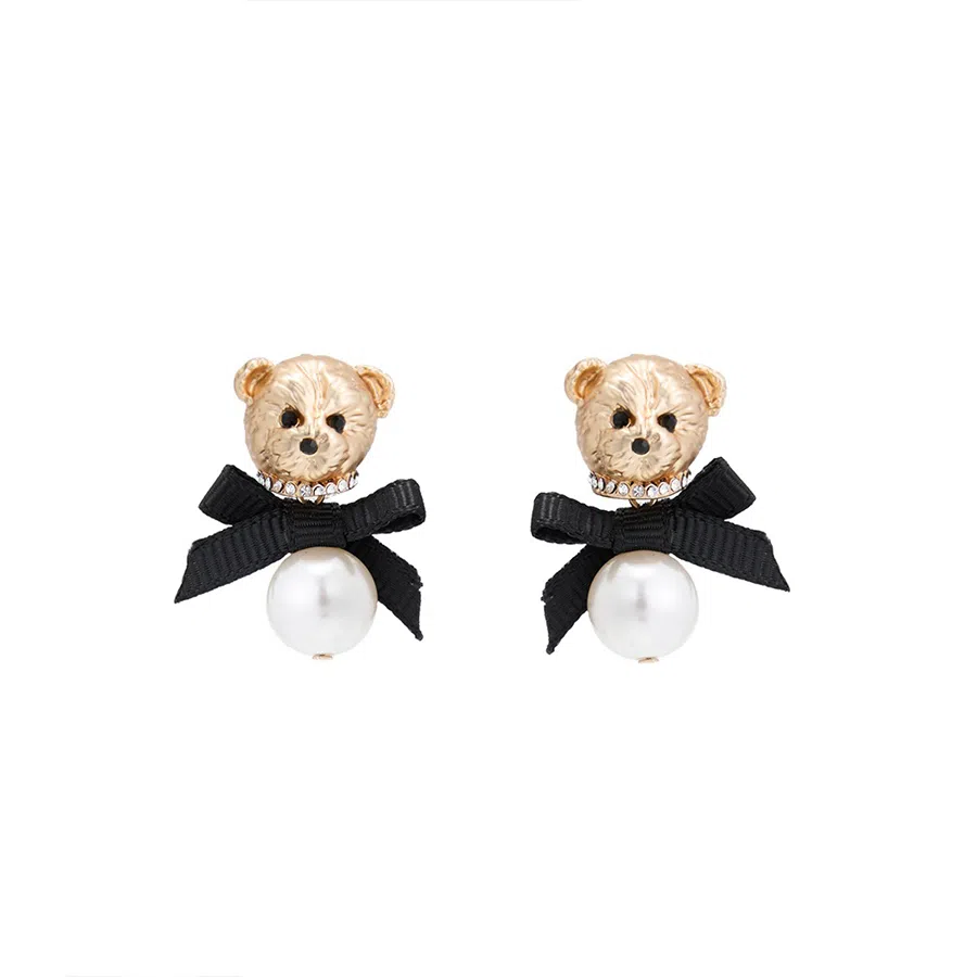 SUMIYAKI Bichon Bow Earrings