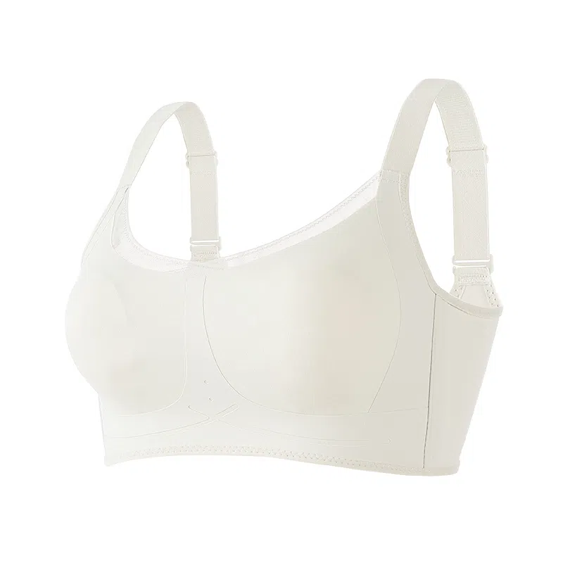 欧迪芬 裸感无痕冰丝轻薄透气亲肤柔软软支撑大胸显小上托聚拢防下垂收副乳夏季冰凉感文胸 女款