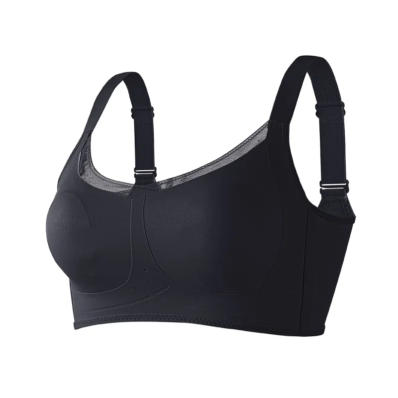 欧迪芬 裸感无痕冰丝轻薄透气亲肤柔软软支撑大胸显小上托聚拢防下垂收副乳夏季冰凉感文胸 女款