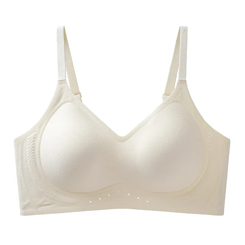 欧迪芬 无痕冰丝轻薄透气亲肤柔软反重力提拉果冻软支撑上托聚拢防下垂收副乳夏季冰凉感文胸 女款