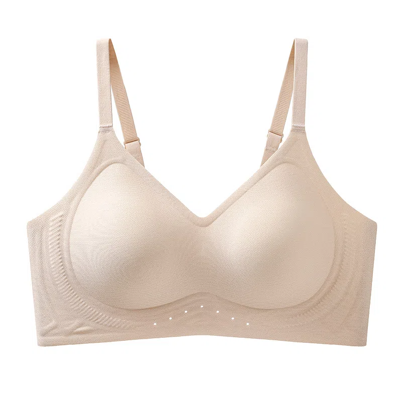 欧迪芬 无痕冰丝轻薄透气亲肤柔软反重力提拉果冻软支撑上托聚拢防下垂收副乳夏季冰凉感文胸 女款