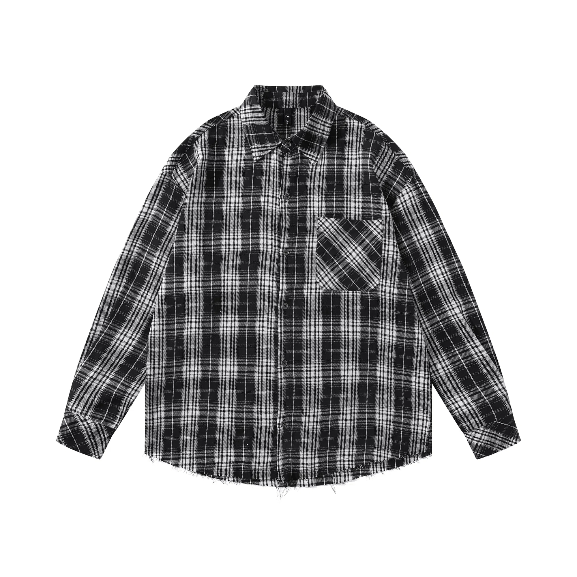 WAYHWEI Plaid Shirt Jacket