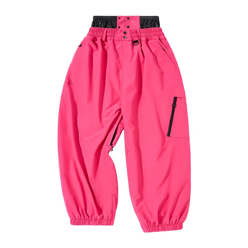 南恩 防水专业加厚宽松滑雪裤 男女同款