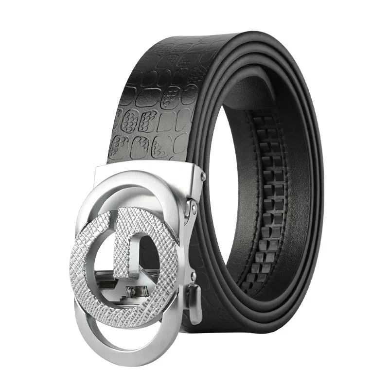 15 MINS Simple Belt Automatic Buckle Leather