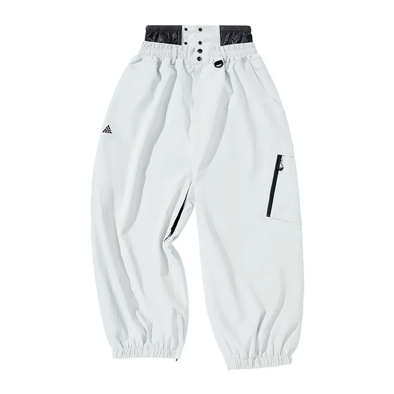 南恩 防水专业加厚宽松滑雪裤 男女同款
