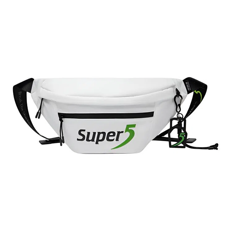 北极猎人 韩系小众休闲时尚潮流简约出行高颜值通勤 皮膜 腰包 常规 男女同款情侣款 多色