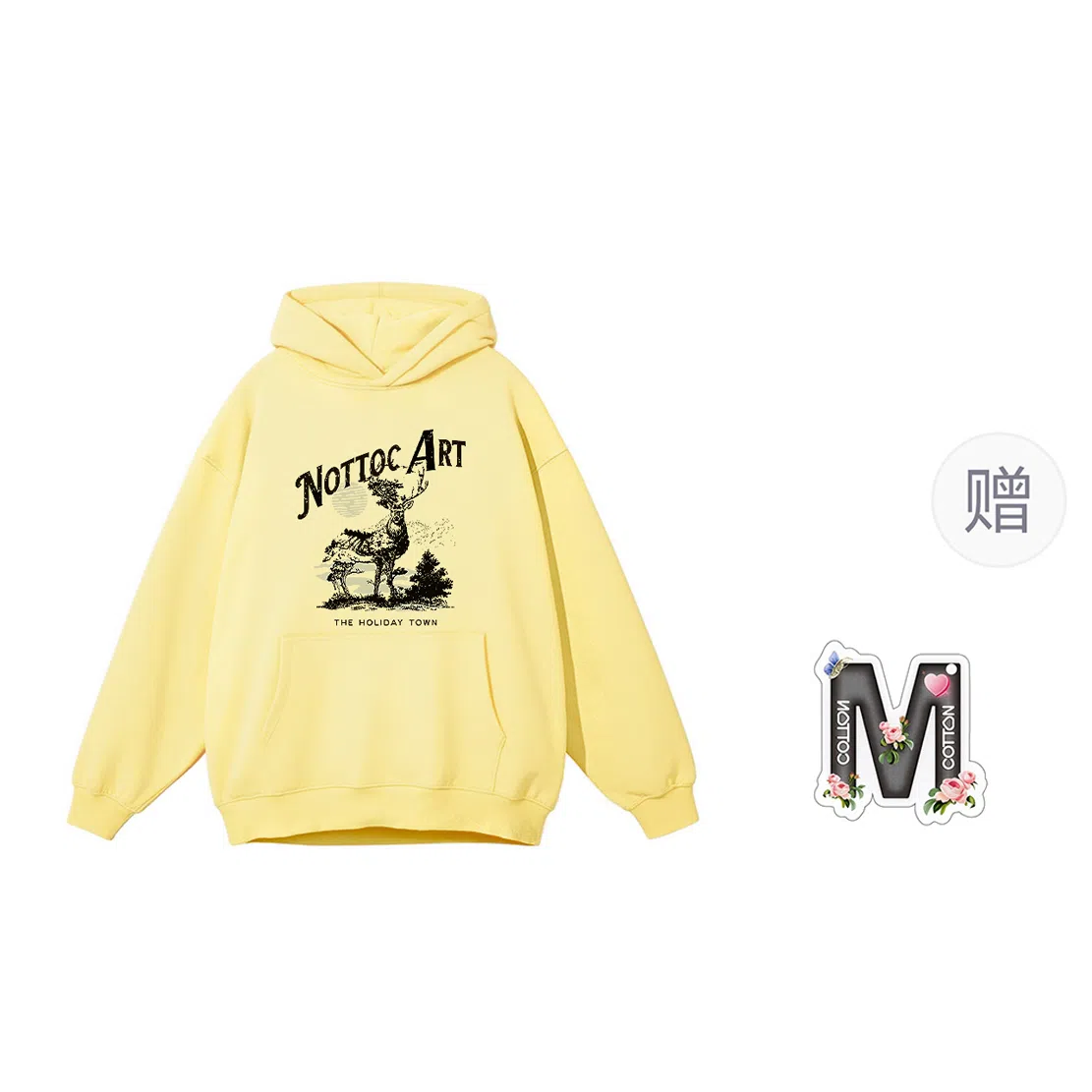 棉购 美式复古连帽宽松连帽春秋上衣街头学院风原创百搭基础款潮流时尚加绒保暖卫衣男 女款