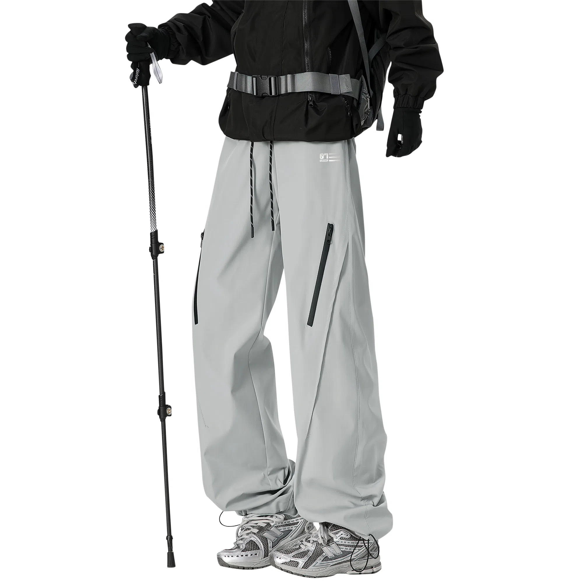 王者荣耀 美式高街反光多口袋工装裤宽松舒适户外徒步爬山运动时尚百搭休闲裤 鲁班七号款 男女同款