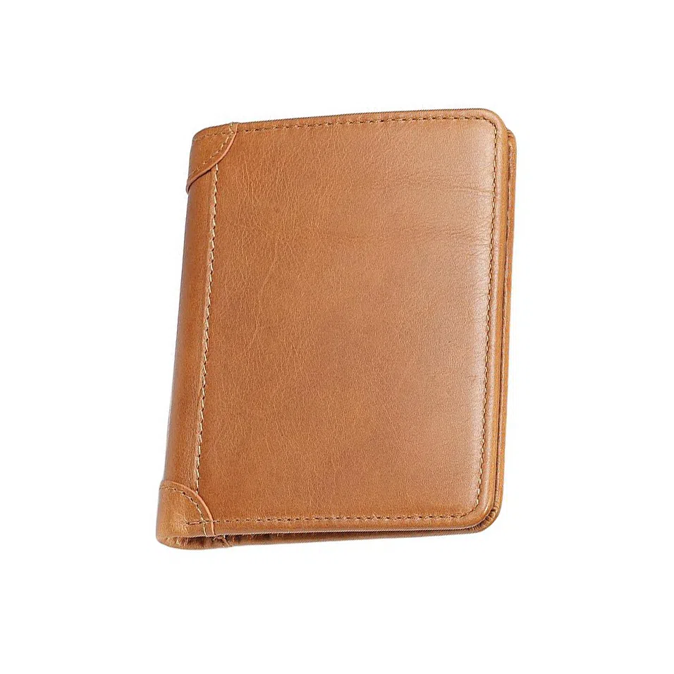 彤彤兔 短款复古多卡位 油蜡皮 皮夹钱包 男款 多色