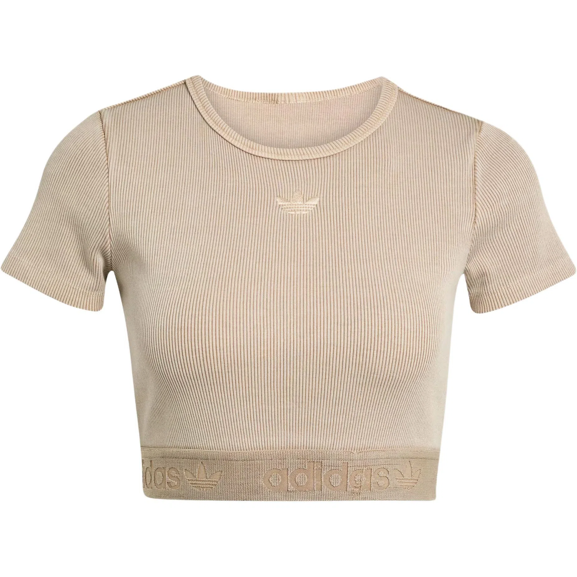 adidas originals ESSENTIALS RIB WASHED SS25 T