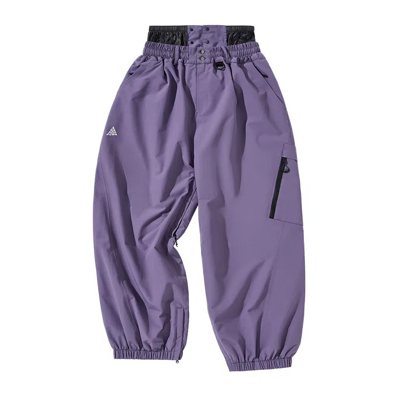 南恩 防水专业加厚宽松滑雪裤 男女同款