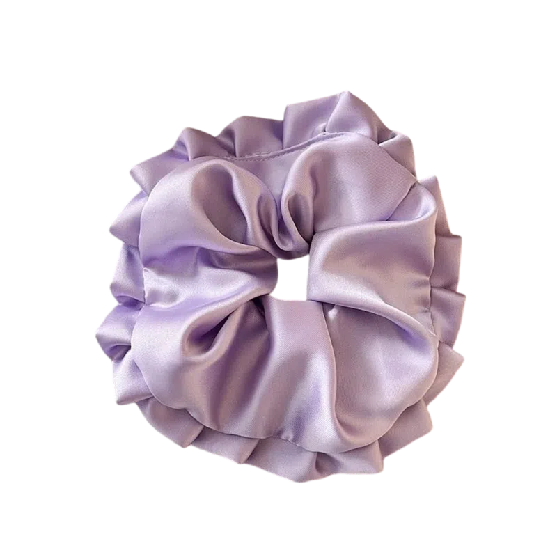 希铃 法式缎面高级感 布艺 发圈 女款