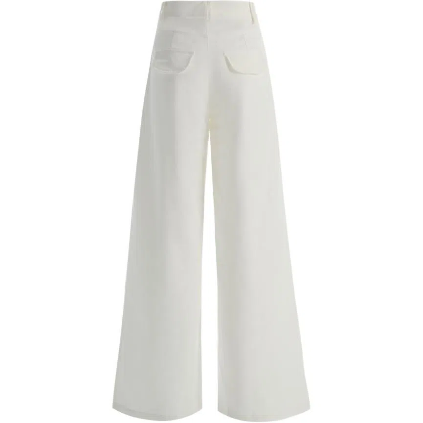 兰缪 纯色简约百搭垂感慵懒设计高级感直筒阔腿裤休闲裤  女款