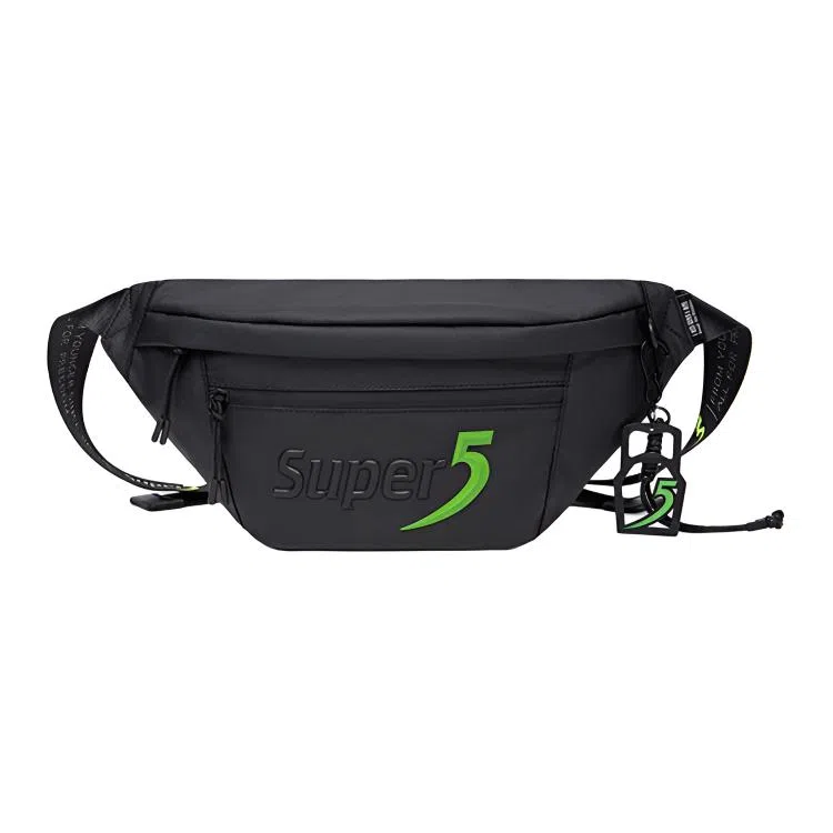 北极猎人 韩系小众休闲时尚潮流简约出行高颜值通勤 皮膜 腰包 常规 男女同款情侣款 多色