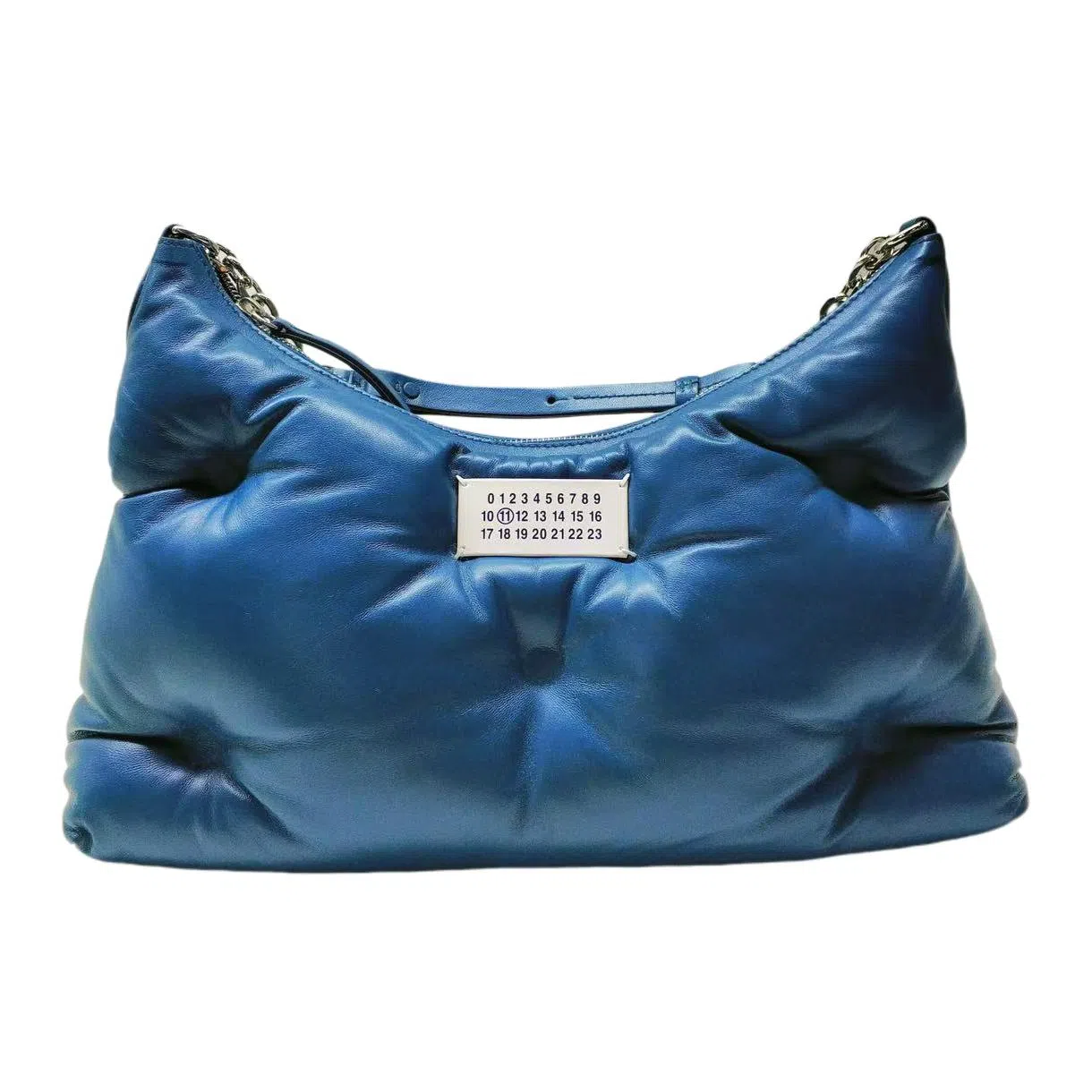 Maison Margiela Numeric Badge Shoulder Bag Blue