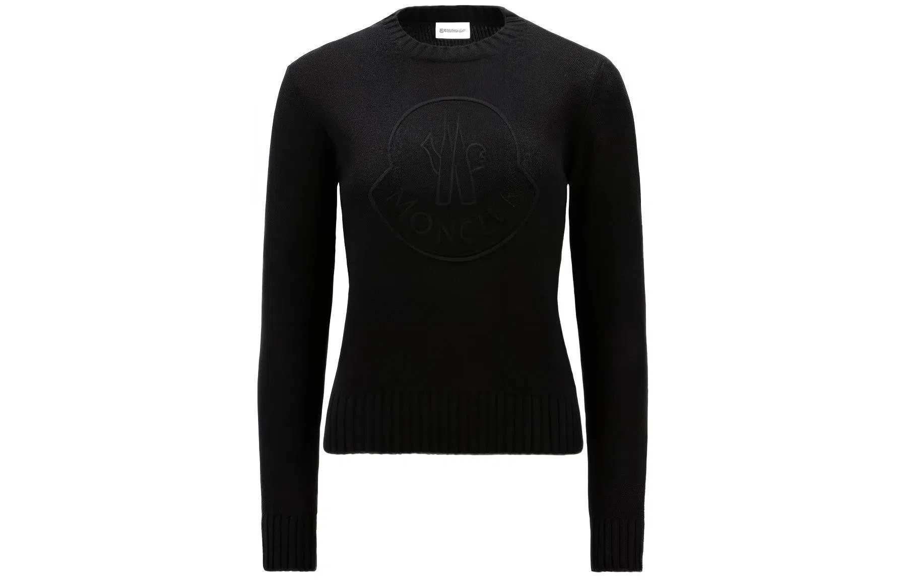 Moncler Embroidered Logo Cashmere Wool Jumper