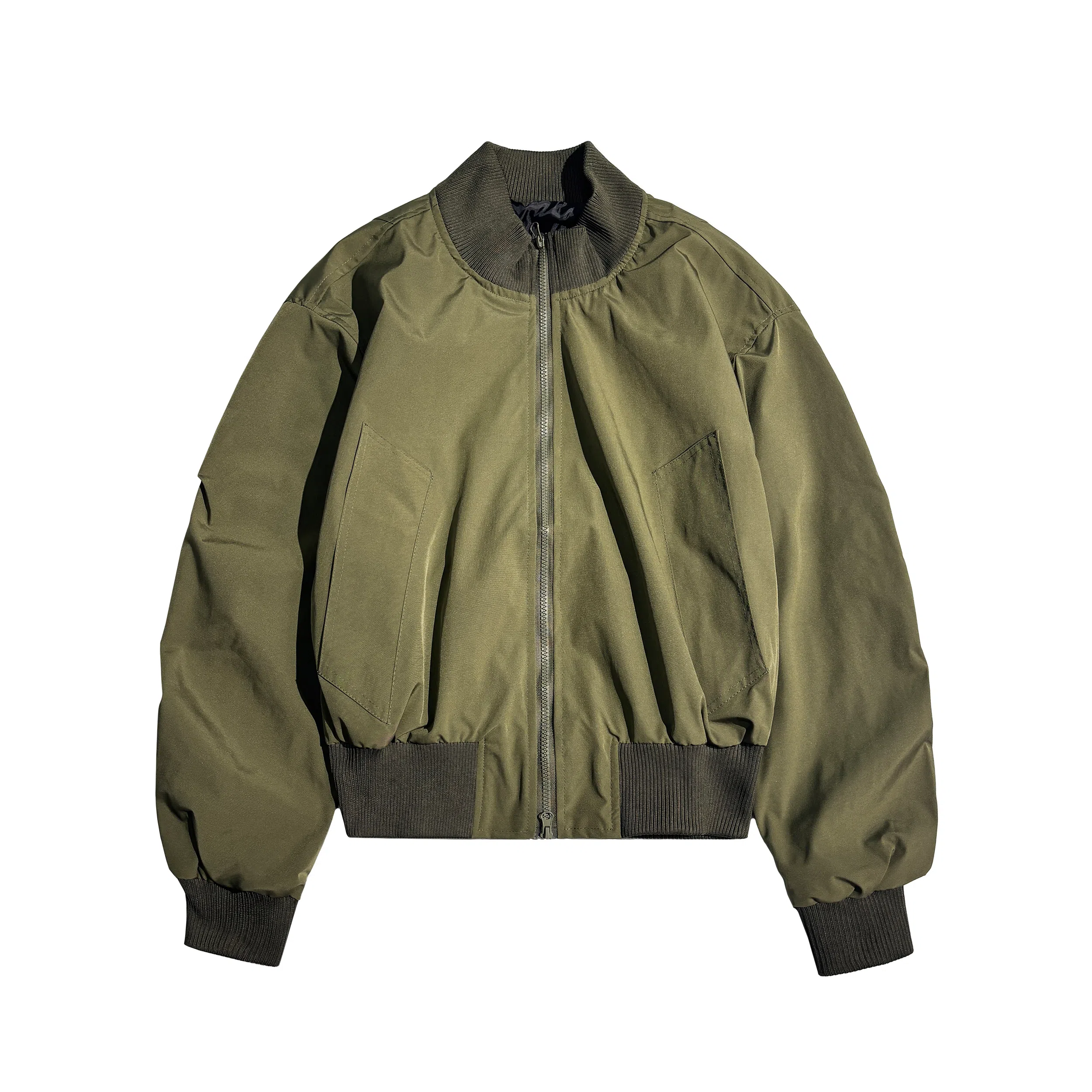 【dme】 潮牌美式小众立领设计感宽松百搭棒球服外套时尚复古高品质无性别主义休闲飞行员秋款夹克 男女同款