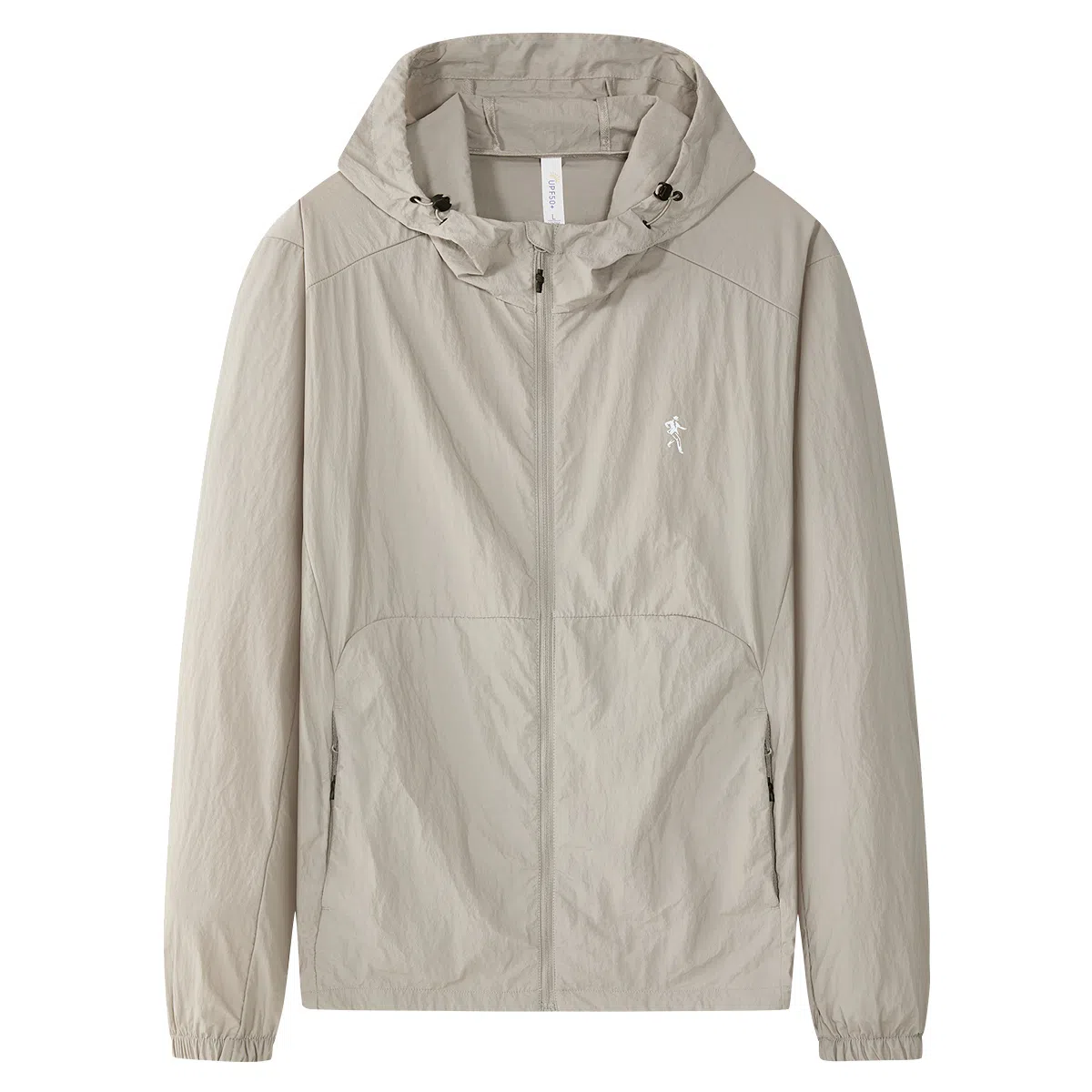 与狼共舞 速干抗皱时尚连帽舒适透气户外防水防紫外线轻薄防晒服 男款