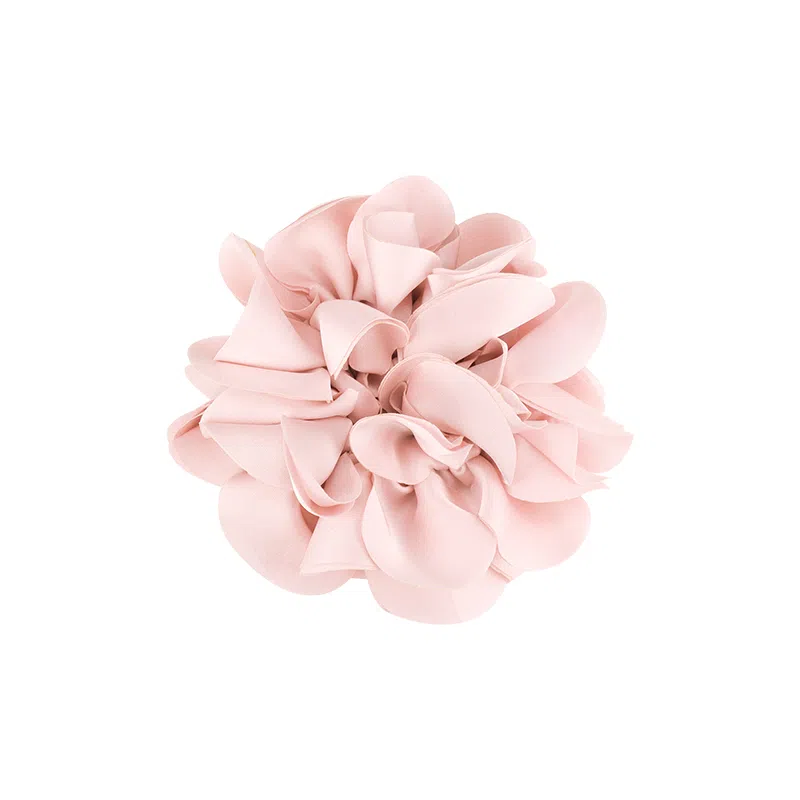 芒果饰品 超仙夏日多层花瓣大肠头绳发饰头花 布艺 发圈 女款