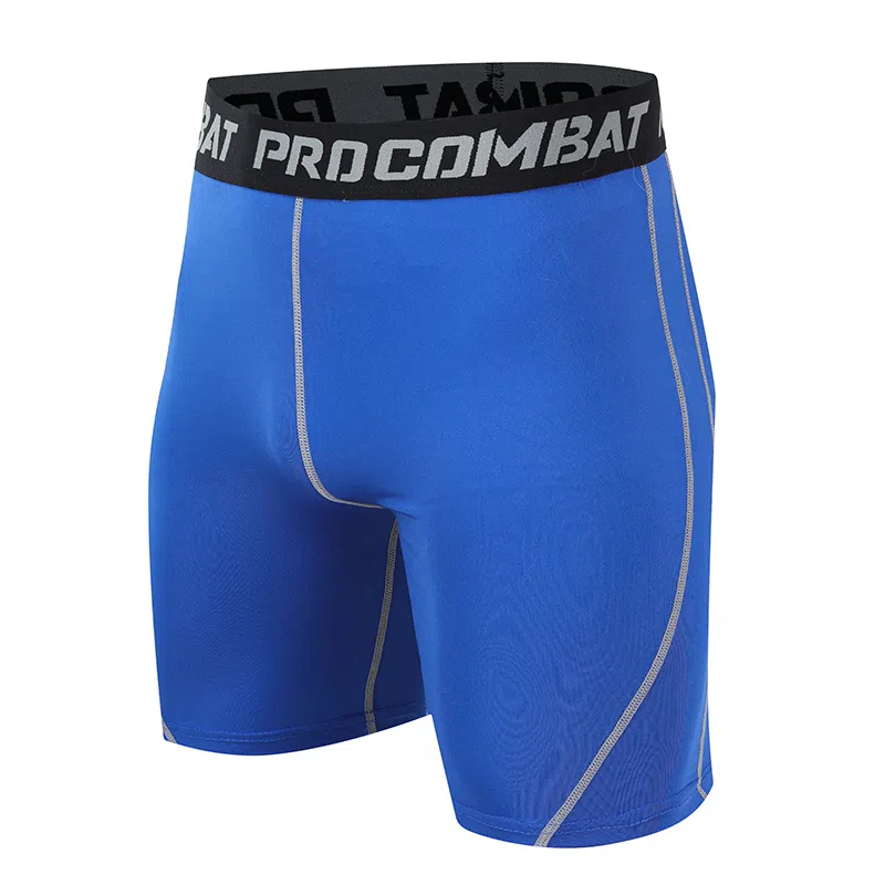 左岸 紧身男夏季轻薄透气弹力速干裤男学生篮球五分打底裤休闲跑步田径训练裤健身裤子薄款修身显瘦运动短裤 男款