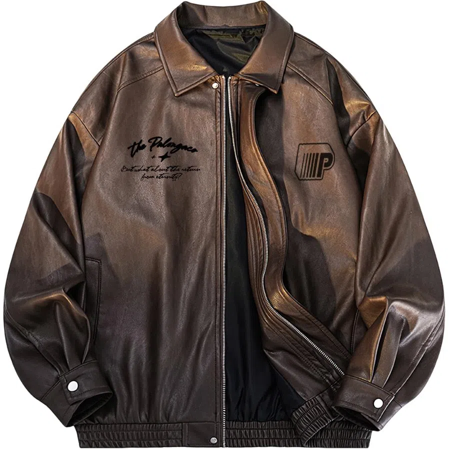 PAL ONGACO PU Leather Jacket