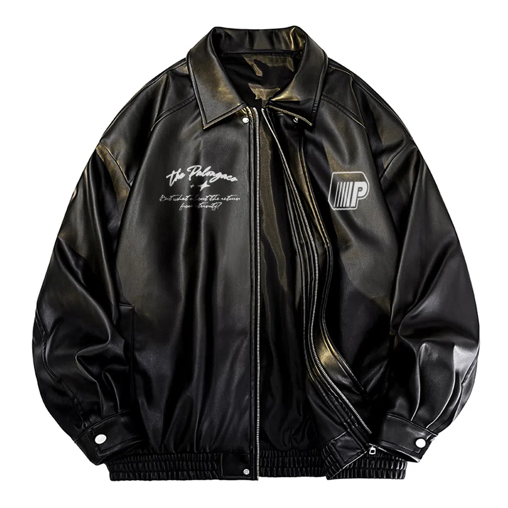 PAL ONGACO PU Leather Jacket