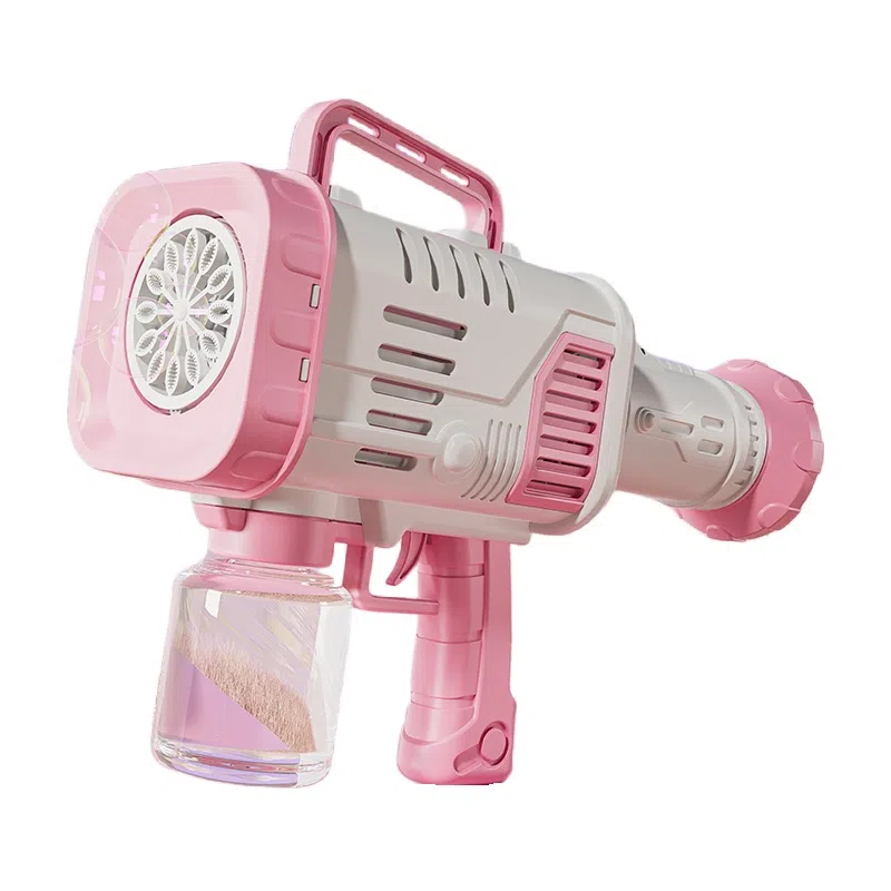 妙贝乐 火箭筒儿童手持全电动 吹泡泡