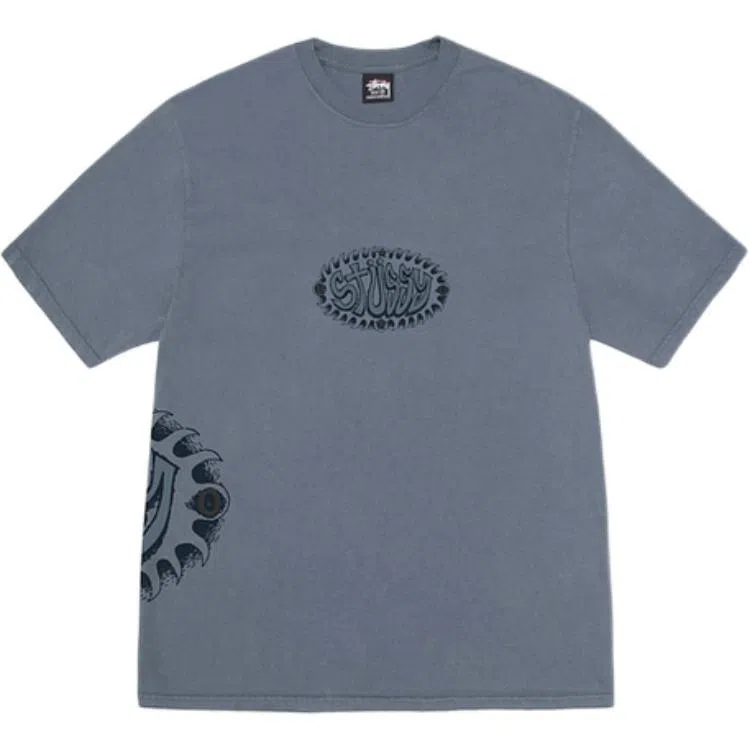 Stussy SS25 WAVE OVAL TEE PIGMENT DYED T