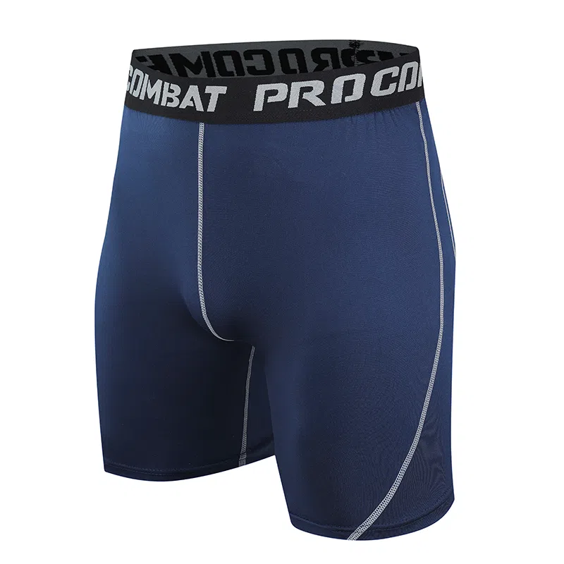 左岸 紧身男夏季轻薄透气弹力速干裤男学生篮球五分打底裤休闲跑步田径训练裤健身裤子薄款修身显瘦运动短裤 男款