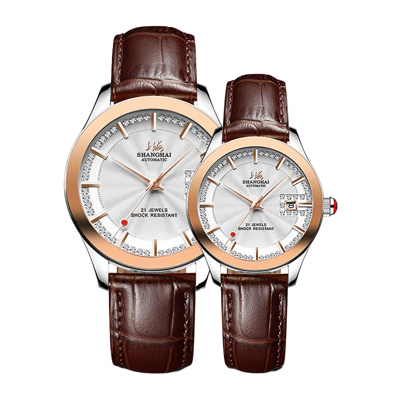 SHANGHAI Automatic Leather Watch
