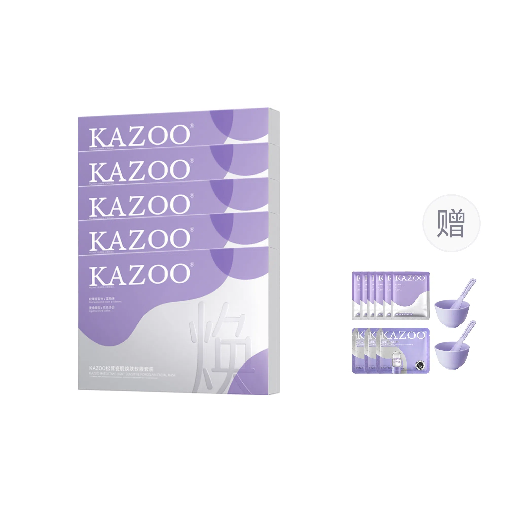 KAZOO 20g*6+30ml*6+*1