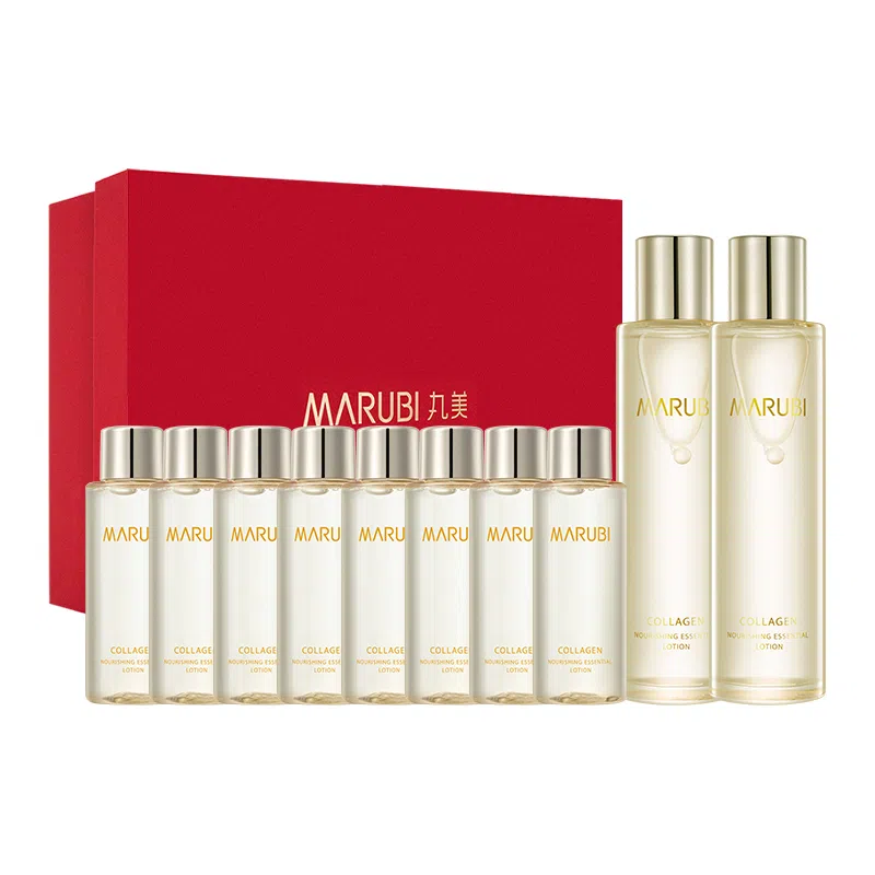丸美 蛋白精华水礼盒装 干皮 紧致弹润 水润充盈 重组胶原蛋白 双层玻尿酸 温和不刺激 礼盒装 补水保湿 保湿