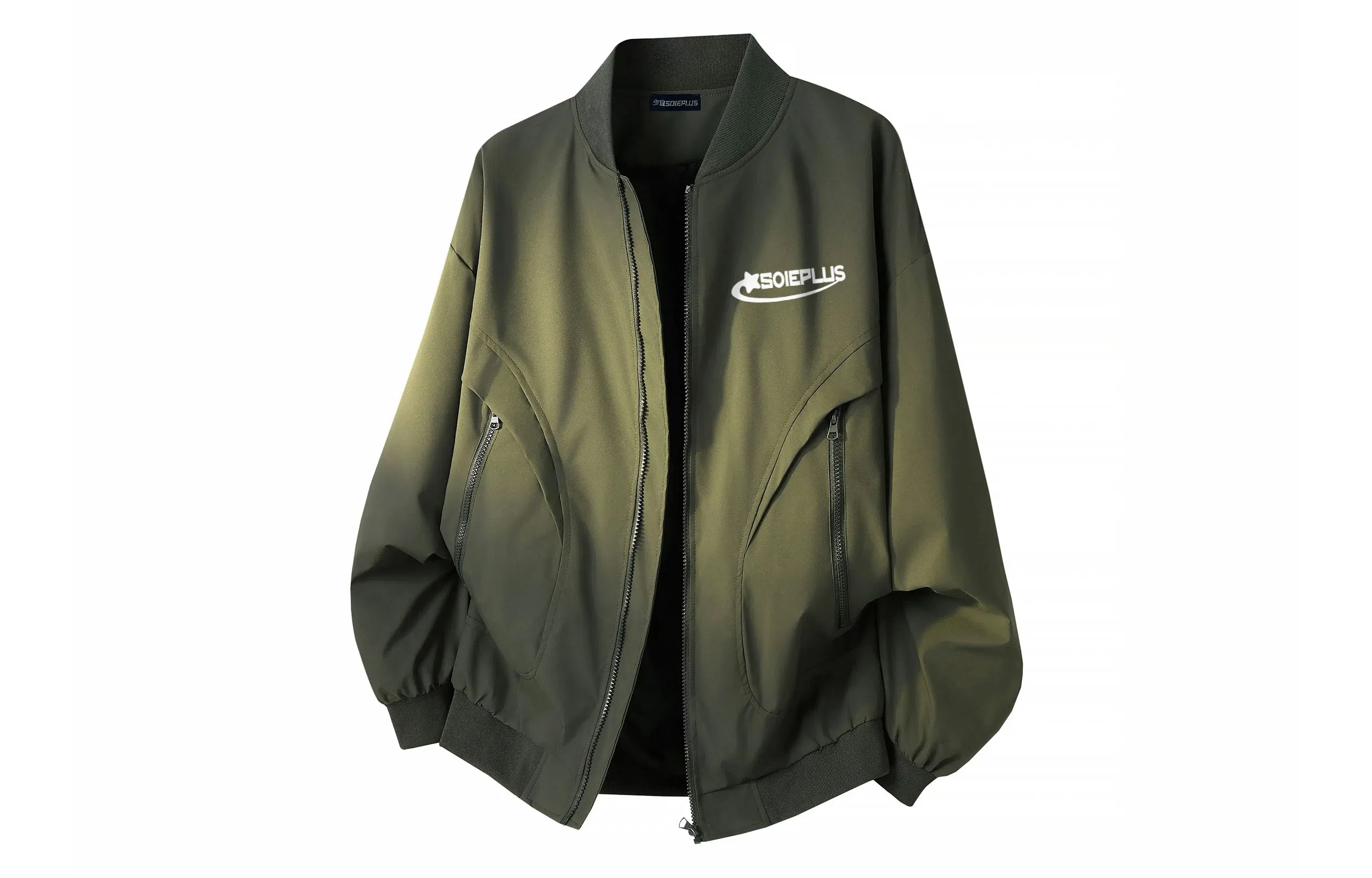 SOIEPLUS Vintage Windbreaker Jacket