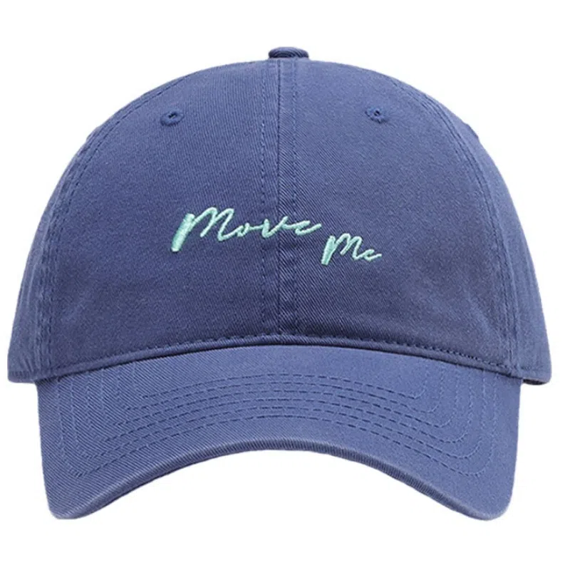 韩版字母刺绣百搭显脸小透气 棉与聚酯纤维材质 鸭舌帽 男女同款情侣款