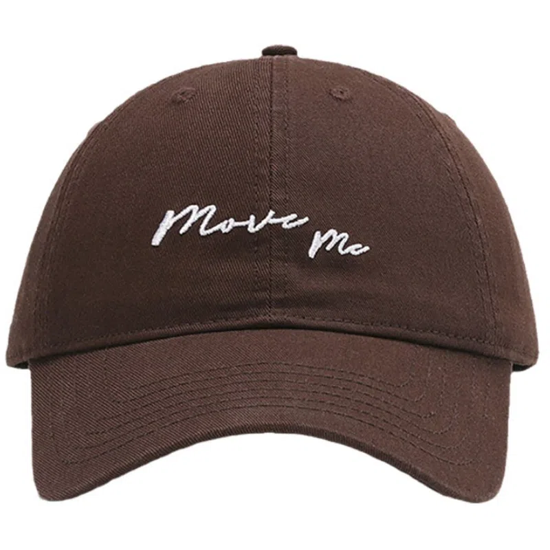 韩版字母刺绣百搭显脸小透气 棉与聚酯纤维材质 鸭舌帽 男女同款情侣款