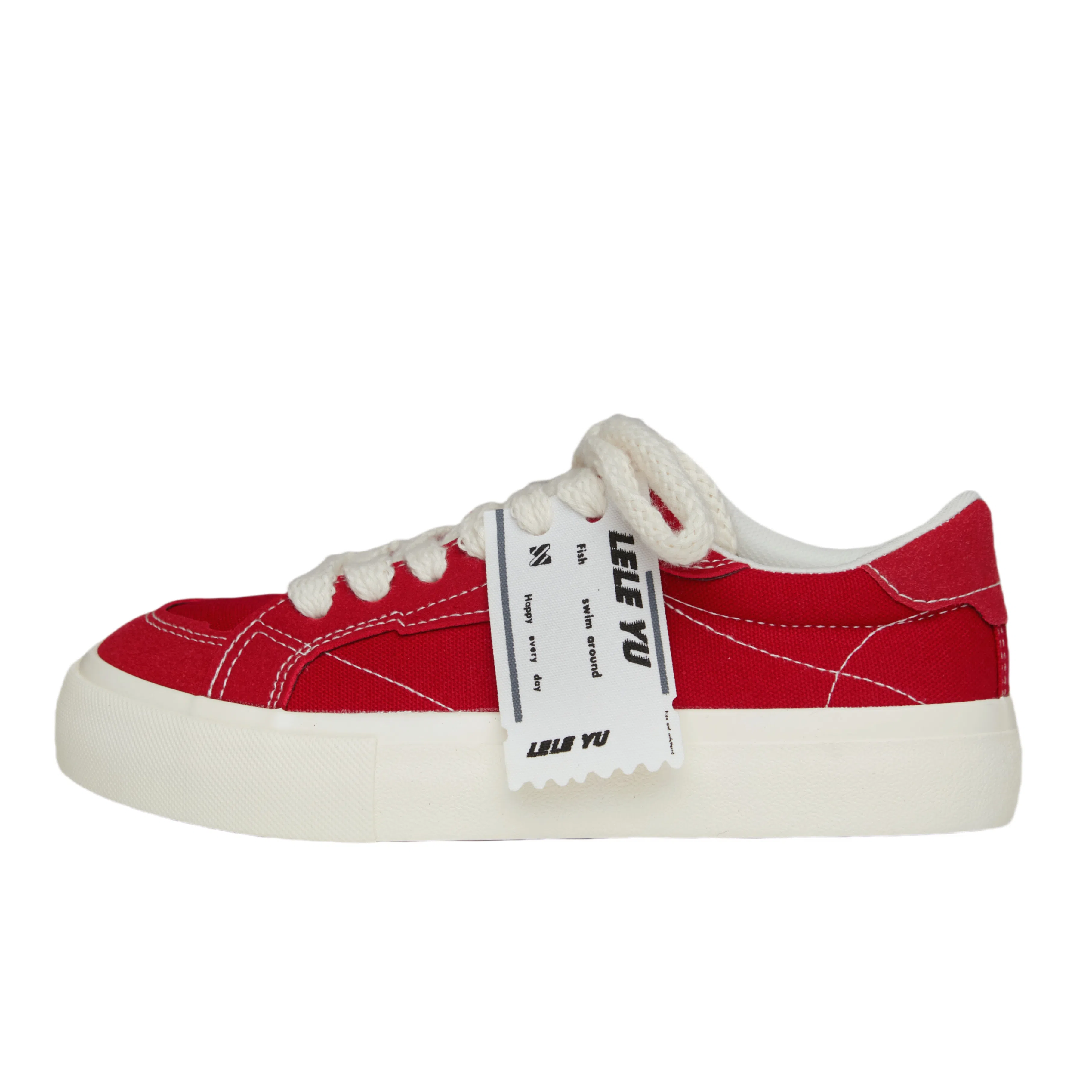 乐乐鱼 小众百搭休闲复古经典韩版 包裹性耐磨轻便 低帮 板鞋 男女同款