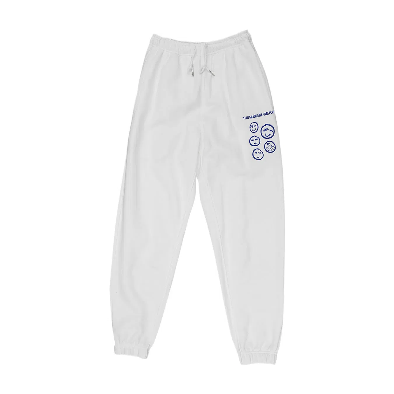 THE MUSEUM VISITOR SMILE SKETCH STITCHED