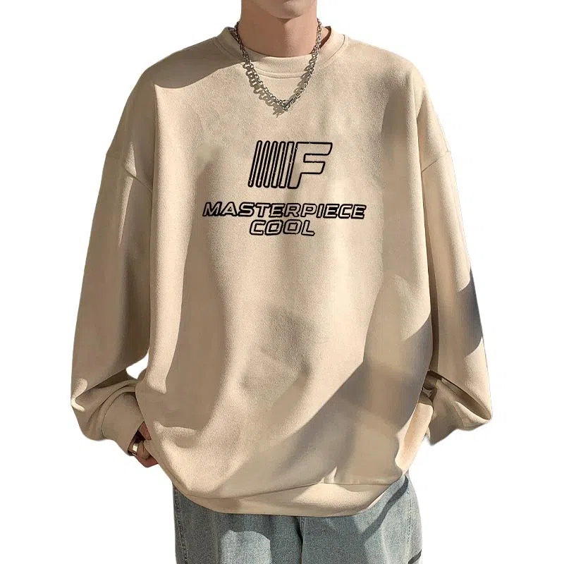 Cotton Gene American Street Letter Print Sweatshirt