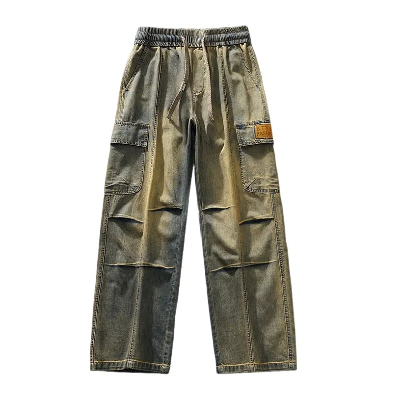 FUNST Vintage Washed Loose Fit Jeans