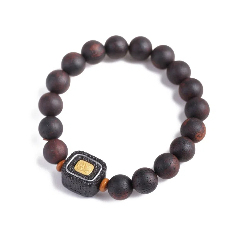 書卓 新中式文艺轻奢高级感小众设计锦鲤诸事顺遂文玩佛珠 #好运 降真香 手串 男女同款情侣款