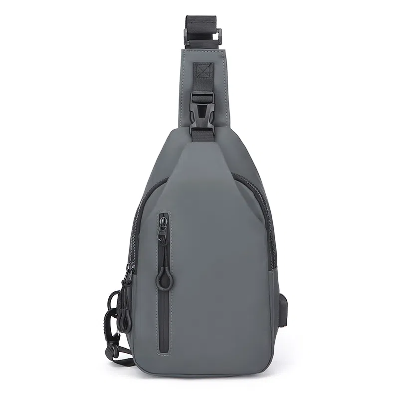 普乐威 高级感时尚潮流简约百搭多功能防水轻便旅游小背包 尼龙 胸包 男女同款情侣款 多色