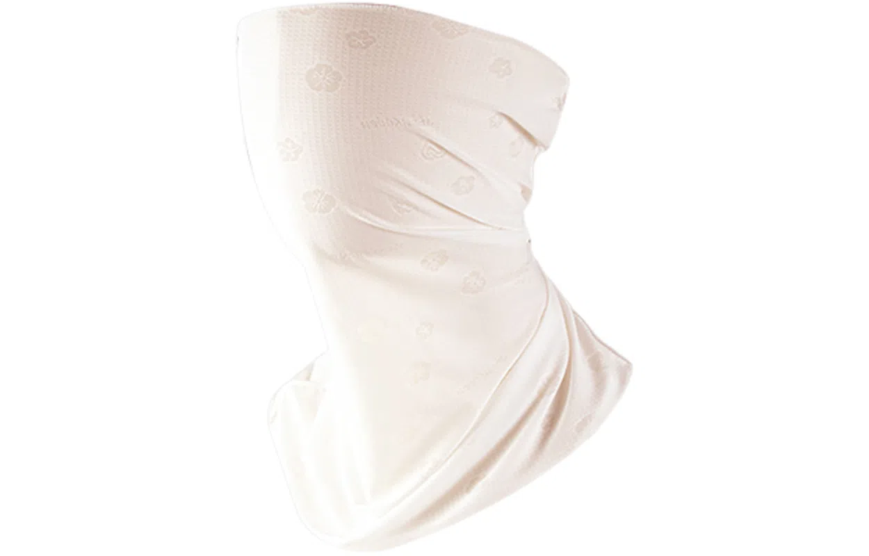 优幽兰 韩版甜美花朵脸罩时尚潮流骑行防紫外线遮阳面纱百搭高级感透气护颈脸 锦纶 防晒面罩 女款