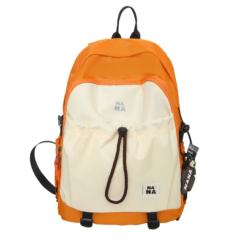 行途 潮流简约小众设计大容量 尼龙 双肩包 男女同款情侣款 多色