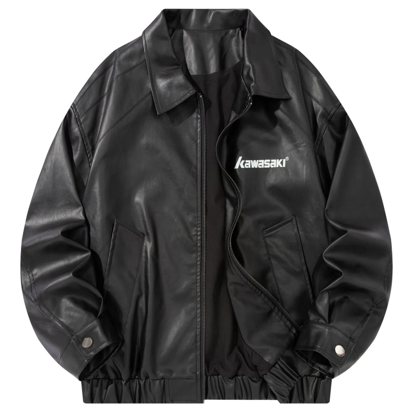 Kawasaki PU Leather Jacket