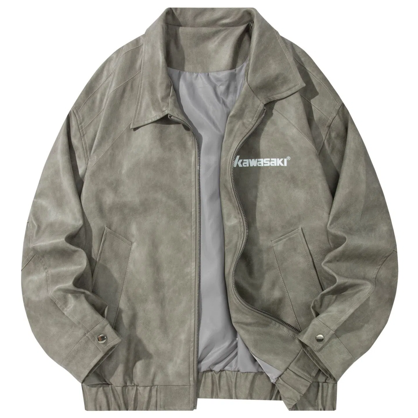 Kawasaki PU Leather Jacket