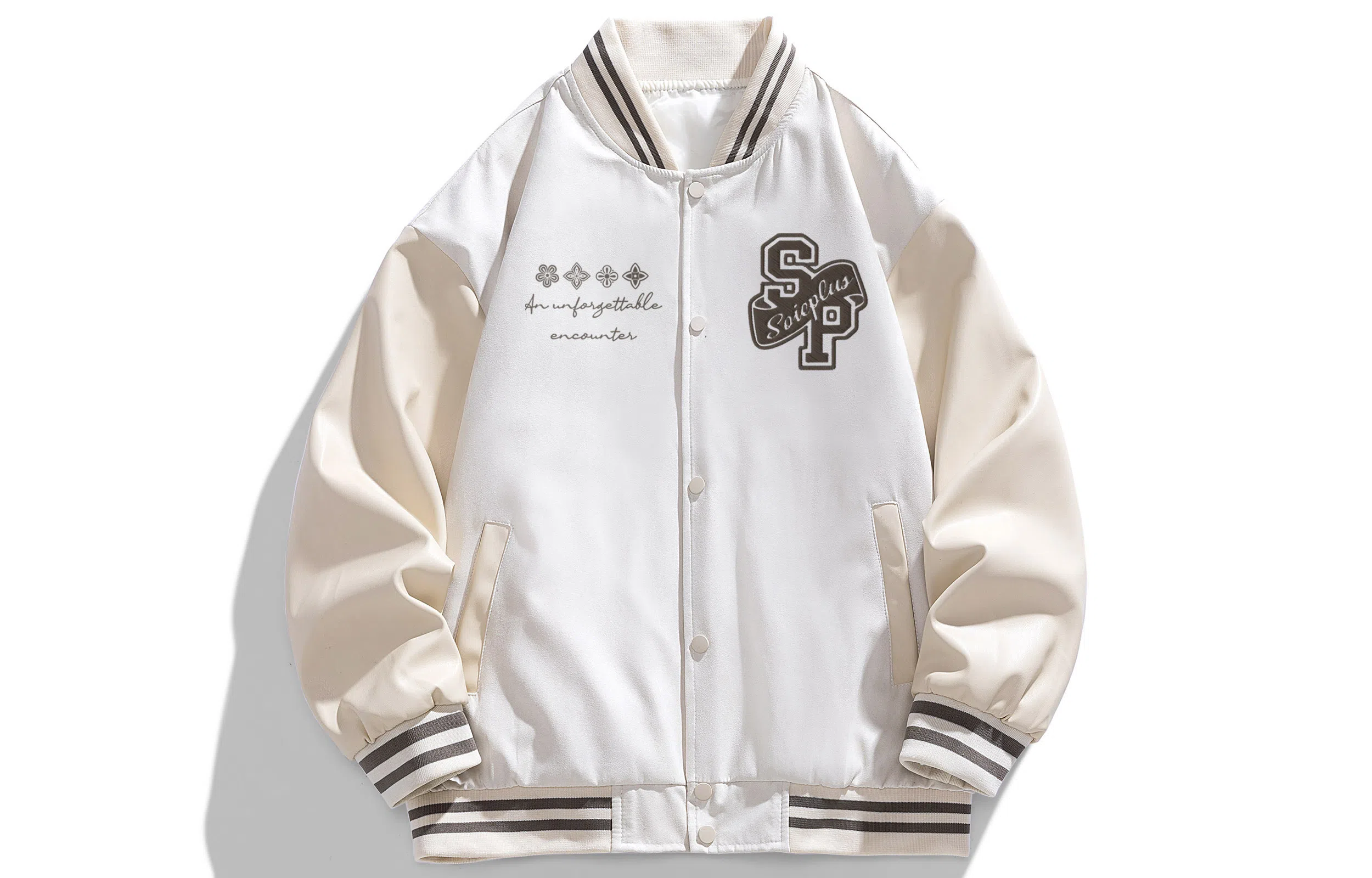 SOIEPLUS Retro Street Baseball Jacket