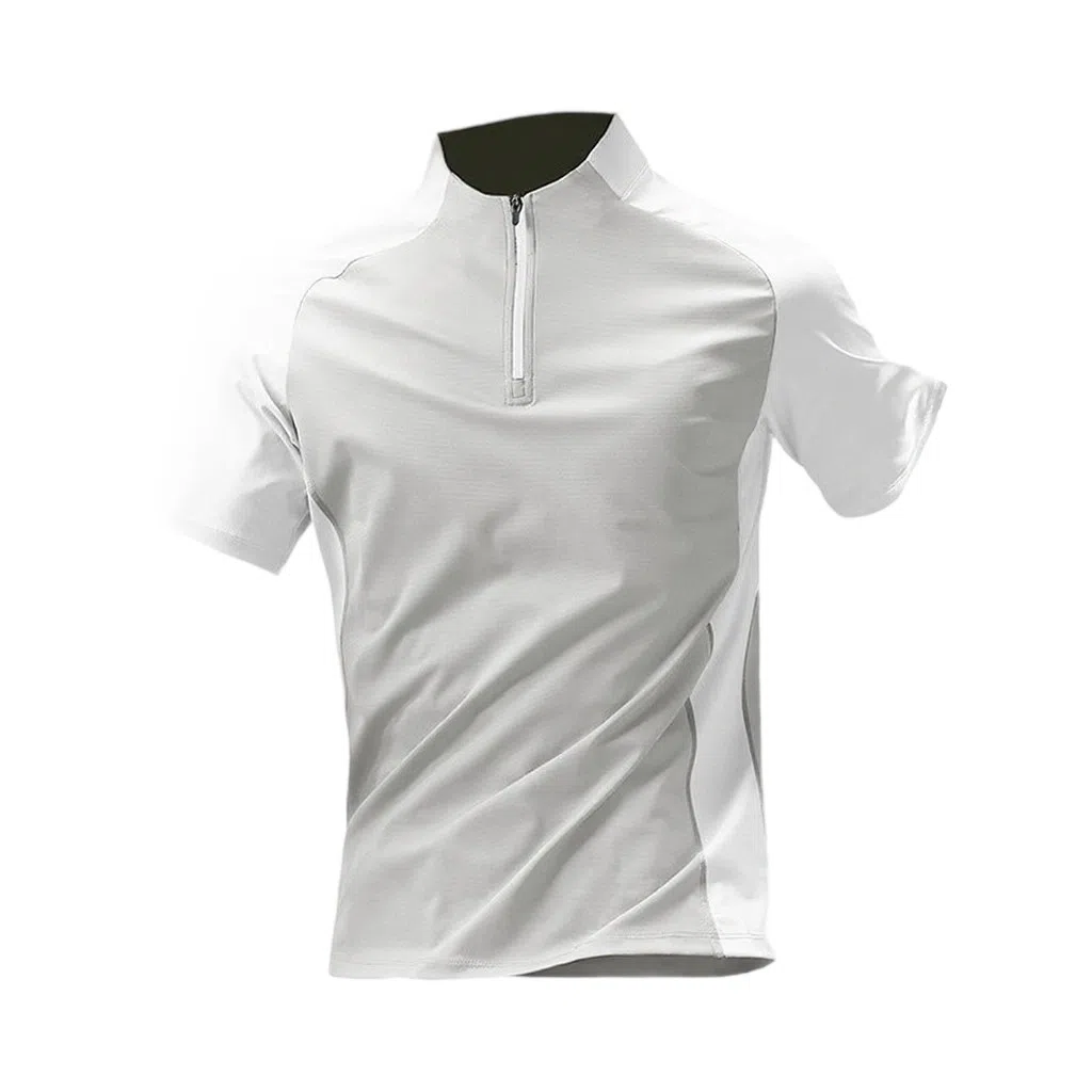 BKCXZICE Half-Zip Quick-Dry Sports Shirt
